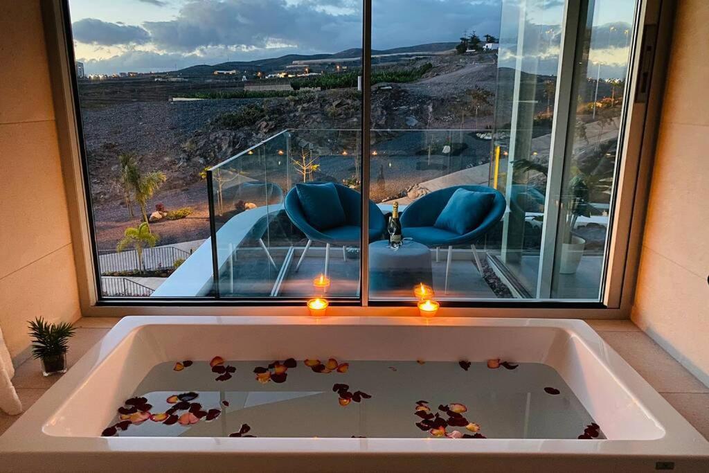 Luxury Villa - New Building With Panoramic Sea View Costa Adeje (Tenerife) Exterior foto